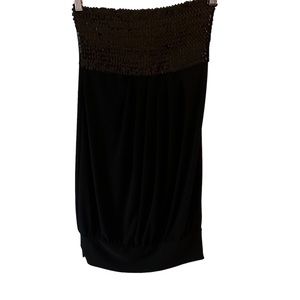 Wet Seal Preloved Sequin Bodycon Strapless Party Dress. Size X S